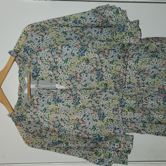 Nwt Adyson Parker floral dress size large. - Picture 8 of 13